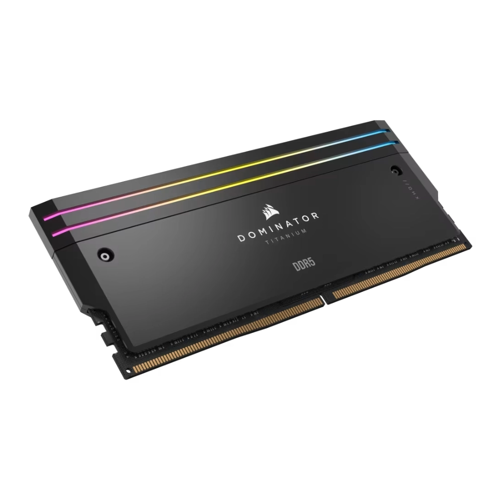 Corsair Desktop Ram 96GB (48GBx2) DDR5 6600MHz Dominator Titanium RGB view 4